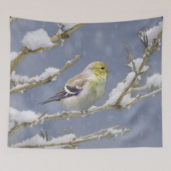 Item preview, American Goldfinch in WInter designed and sold by alpendesigns.