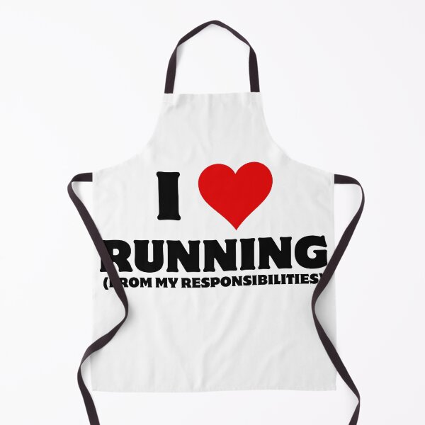 Item preview, i love running (from my responsibilities) designed and sold by aron_QuoTee.