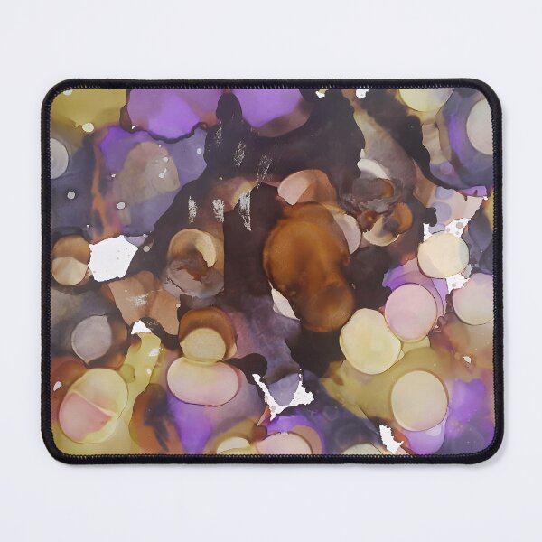 Item preview, Green, Purple, and Brown Alcohol Ink Painting designed and sold by freshinkarts.