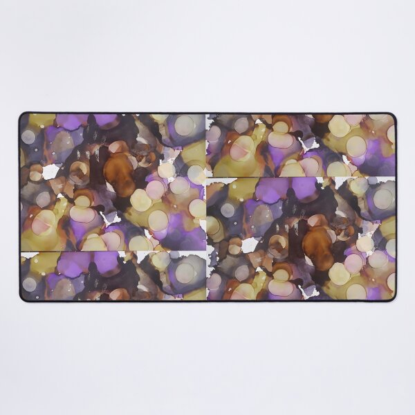 Item preview, Green, Purple, and Brown Alcohol Ink Painting designed and sold by freshinkarts.