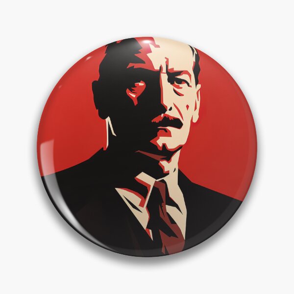 Item preview, Clement Attlee | Red minimalism designed and sold by ComicsFactory.