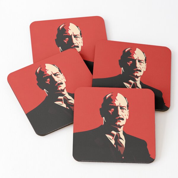 Item preview, Clement Attlee | Red minimalism designed and sold by ComicsFactory.