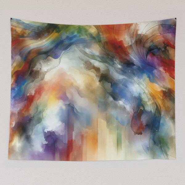 Item preview, Abstract watercolor art designed and sold by MoxisWatercolor.