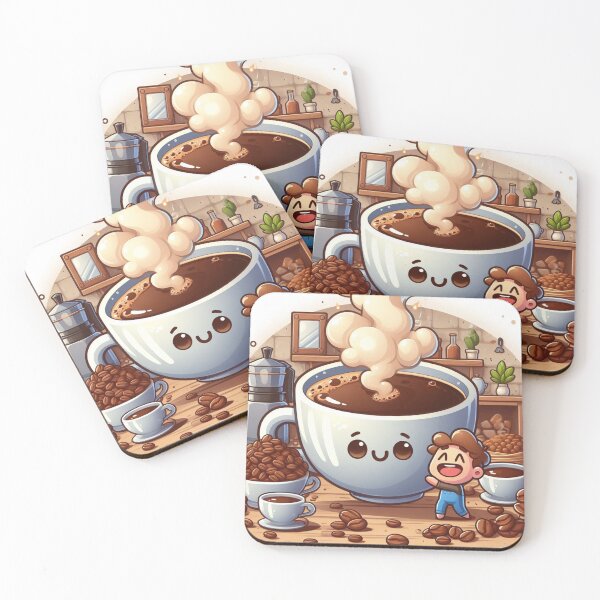 Item preview, Morning Bliss: A Cute Coffee Adventure designed and sold by Wonderall.