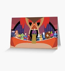 Legion of Doom - Minimalist Style Greeting Card