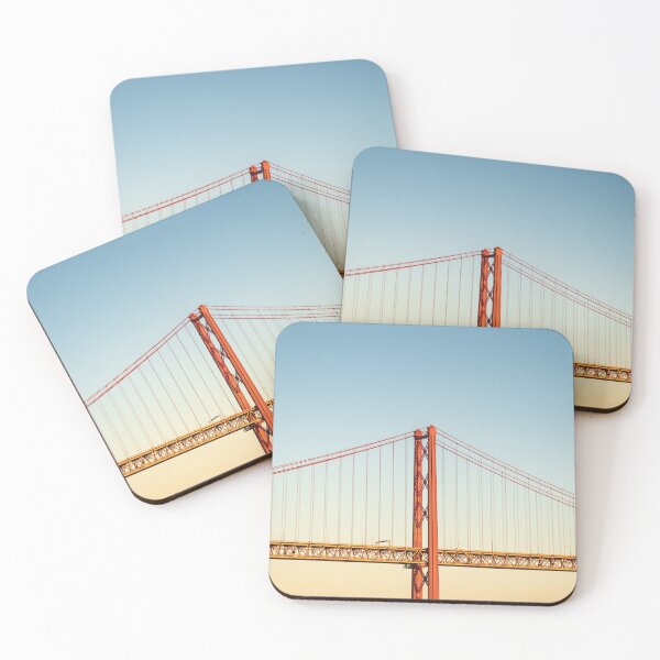 Item preview, Red pillar of the bridge over the Tejo River in Lisbon, Portugal designed and sold by jpferreiraphoto.