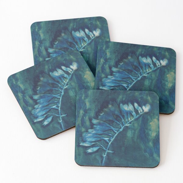 Item preview, Hosta Flower Wet Cyanotype designed and sold by leafandberryart.