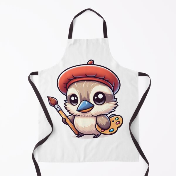 Item preview, Kawaii Kookaburra With Artist'S Beret designed and sold by CanvasCutie.