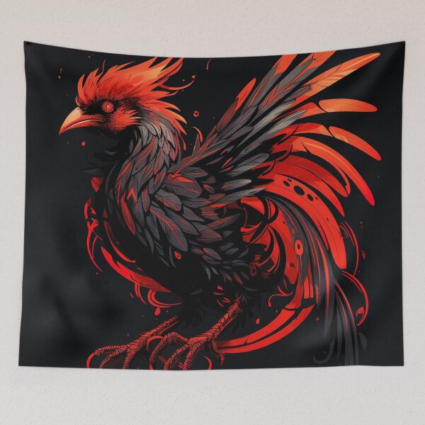 Item preview, Cockatrice | Red minimalism designed and sold by ComicsFactory.