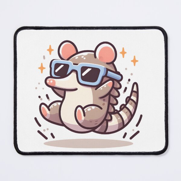 Item preview, Kawaii Armadillo With Sunglasses designed and sold by CanvasCutie.