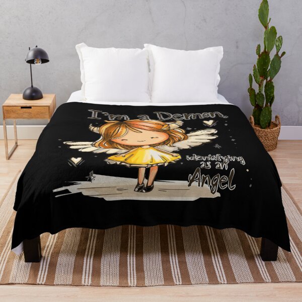 Item preview, Angel or Demon - Whimsical Identity Art designed and sold by TheRealmWithin.