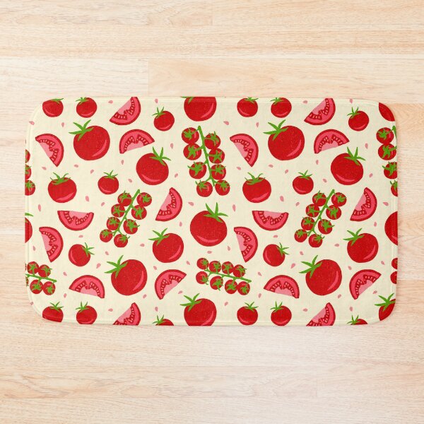 Artikelvorschau, Tomaten-Wandteppich, neutraler Hintergrund entworfen und verkauft von GabbyRiosDesign.
