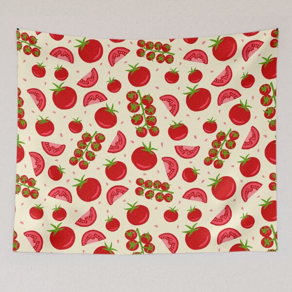 Item preview, Tomato Tapestry Neutral Background designed and sold by GabbyRiosDesign.