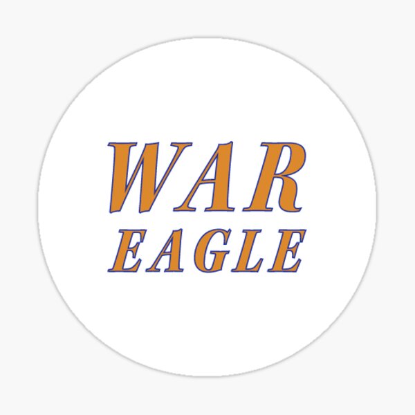 AUB, Auburn 4 War Eagle Decal