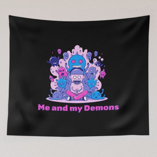 Item preview, Inner Demons - Playful Spirits Artwork designed and sold by TheRealmWithin.