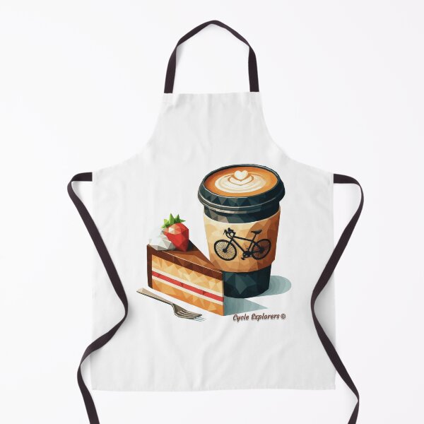 Item preview, Coffee Cake Cycling Geometry Style designed and sold by cycleexplorers.