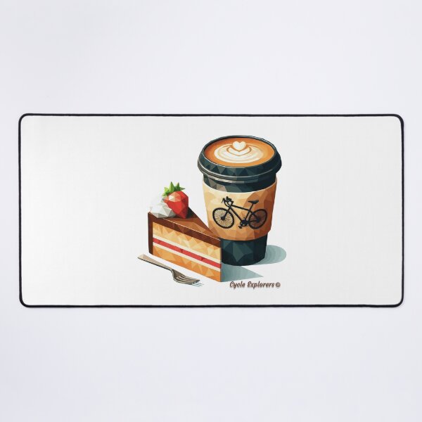 Item preview, Coffee Cake Cycling Geometry Style designed and sold by cycleexplorers.