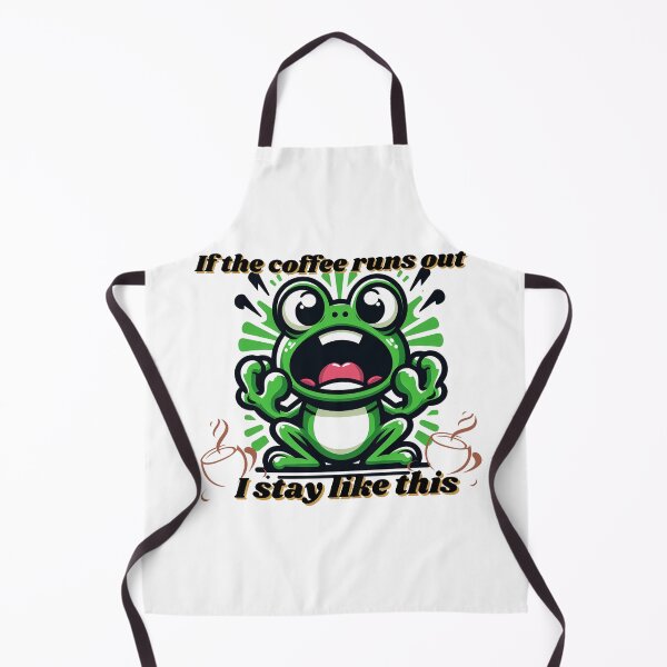 Item preview, screaming froggy: I Need My Coffee Fix designed and sold by Digital Dreams Arts.