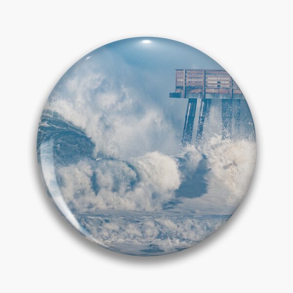 Item preview, Big Wave at End of Pismo Pier designed and sold by williamsrdan.