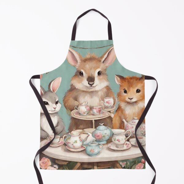 Item preview, Furry friends tea party designed and sold by seahorse crossing.