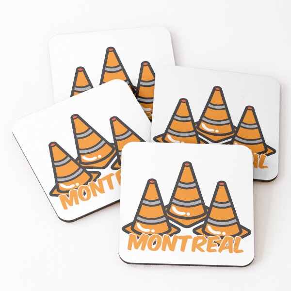 Item preview, Montreal Orange Cones | Montreal in a Box  designed and sold by montrealinabox.