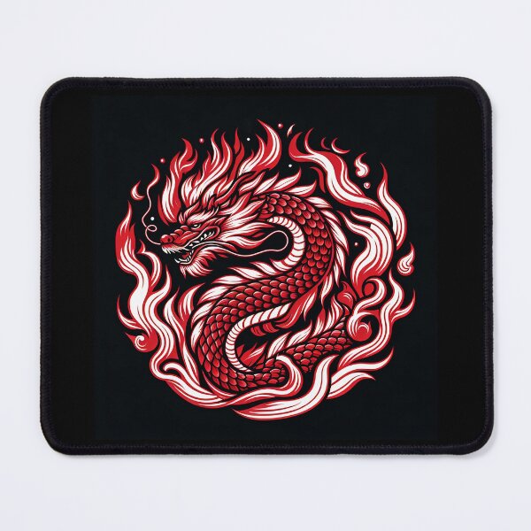 Item preview, Chinese Dragon Patterns in Flames designed and sold by zzz888.