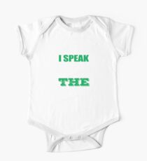 I Speak For The Trees V3 One Piece - Short Sleeve