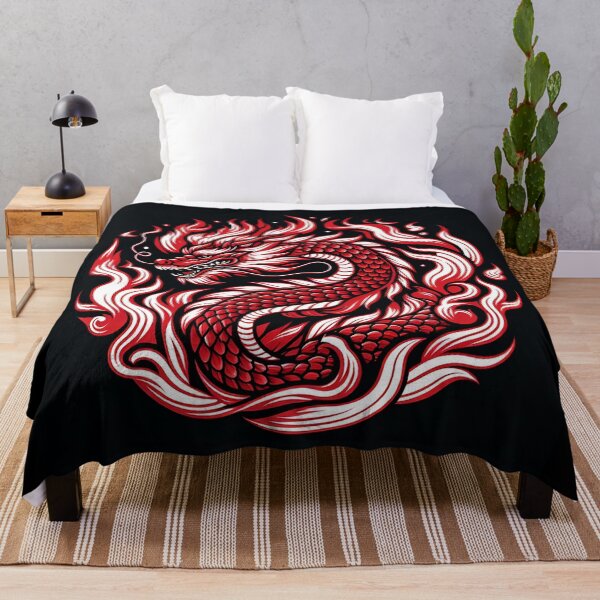 Item preview, Chinese Dragon Patterns in Flames designed and sold by zzz888.