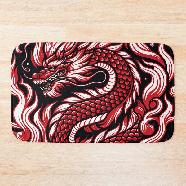 Item preview, Chinese Dragon Patterns in Flames designed and sold by zzz888.