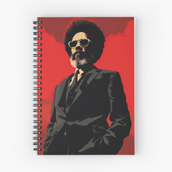 Item preview, Cornel West | Red minimalism designed and sold by ComicsFactory.