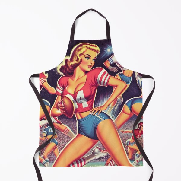 Item preview, Retro Football Girls designed and sold by PulpVintage.