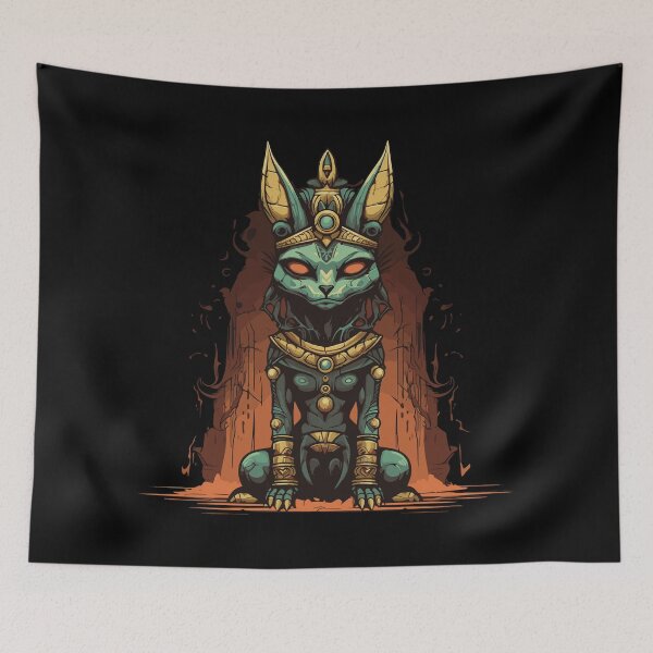 Item preview, Pharaoh temple cat designed and sold by drizzd.