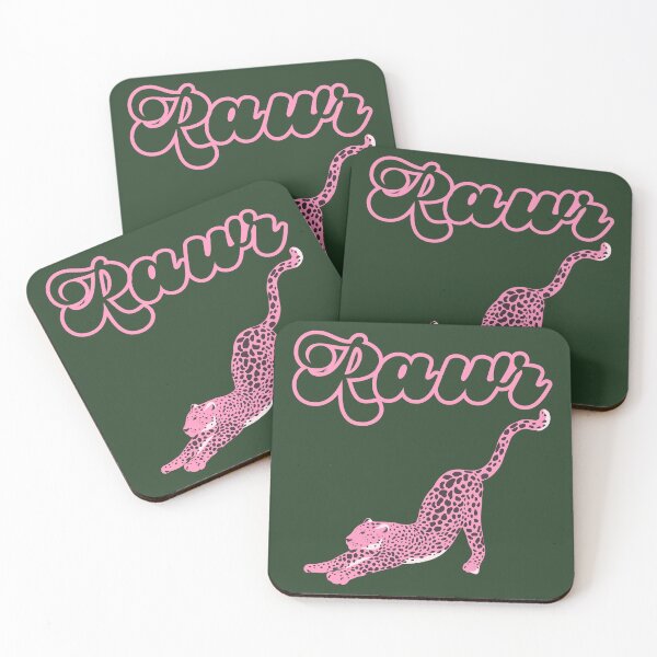 Item preview, Pink Leopard's Rawr designed and sold by Tori Chiarello Designs.
