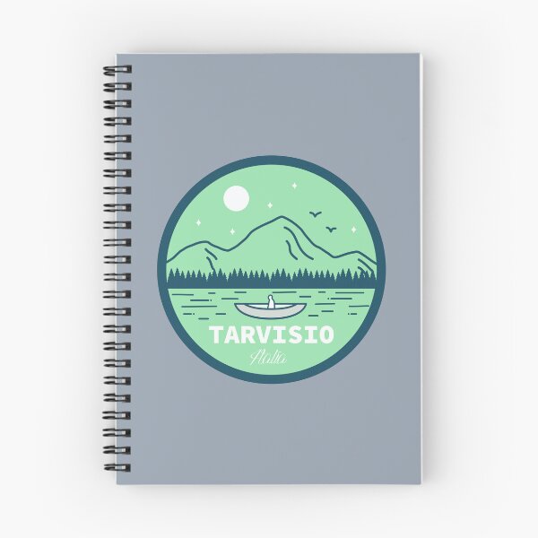 Item preview, Tarvisio Italia minimalist landscape badge designed and sold by InvestingRoad.