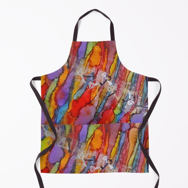 Item preview, Rainbows with Keys Alcohol Ink Art designed and sold by freshinkarts.