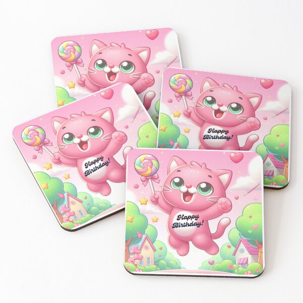 Item preview, Tarjeta de feliz cumpleaños con gato designed and sold by artcreatedbybill.
