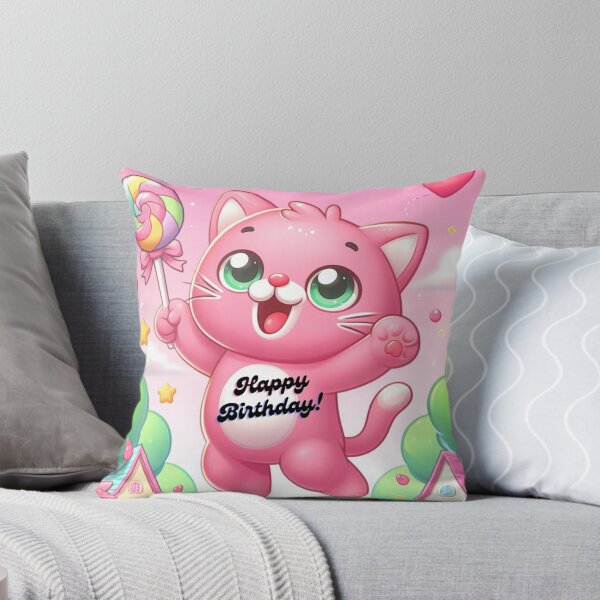 Item preview, Happy Birthday Card with Cat designed and sold by artcreatedbybill.