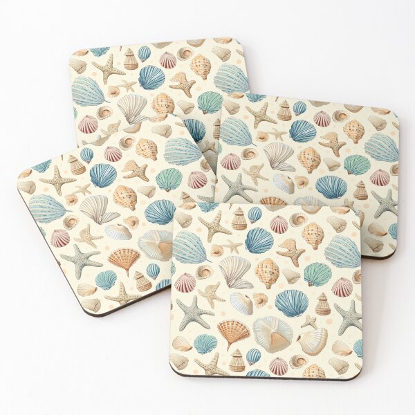 Item preview, Coastal Delights: Seashells  designed and sold by meowjourney.