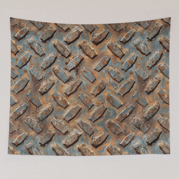 Item preview, Industrial Textured Metal Plate With Rust Details designed and sold by Reichcorp.
