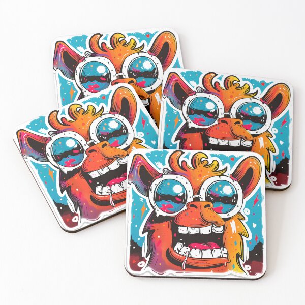 Item preview, Antidepression cool llama sticker style designed and sold by SmileshareShop.