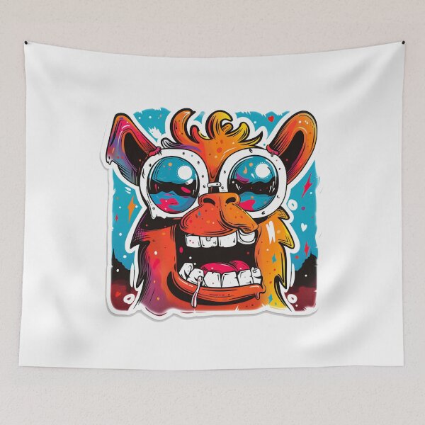 Item preview, Antidepression cool llama sticker style designed and sold by SmileshareShop.