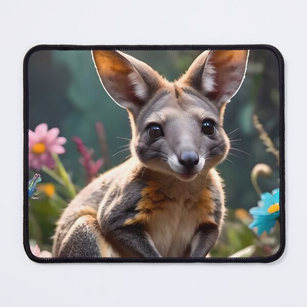 Item preview, Cute Happy Smiling Wallaby Kangaroo designed and sold by TheArtOfPat.