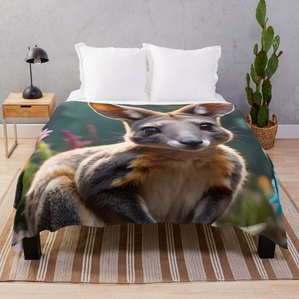 Item preview, Cute Happy Smiling Wallaby Kangaroo designed and sold by TheArtOfPat.