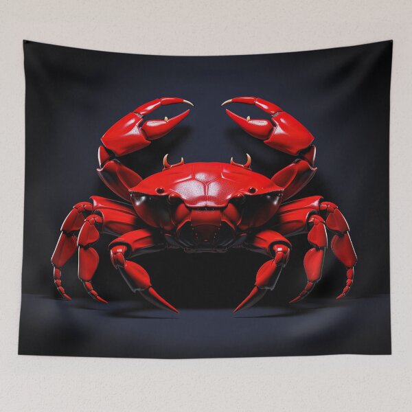 Item preview, Crab | Red minimalism designed and sold by ComicsFactory.