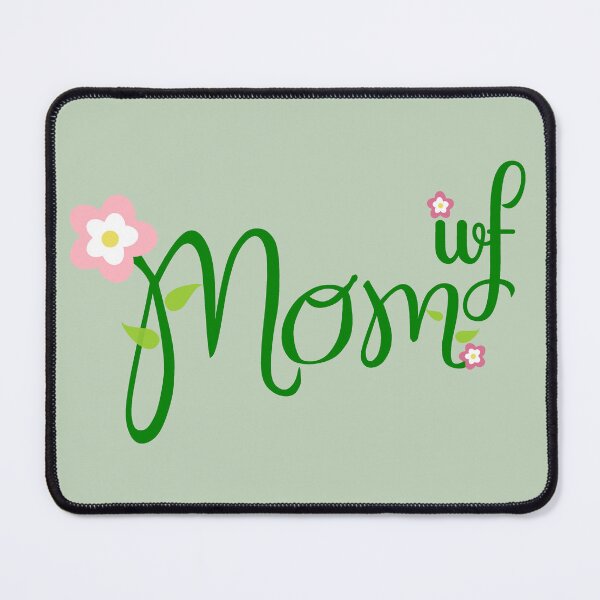 Item preview, IVF MOM - green floral design designed and sold by EmeraldeaArt.