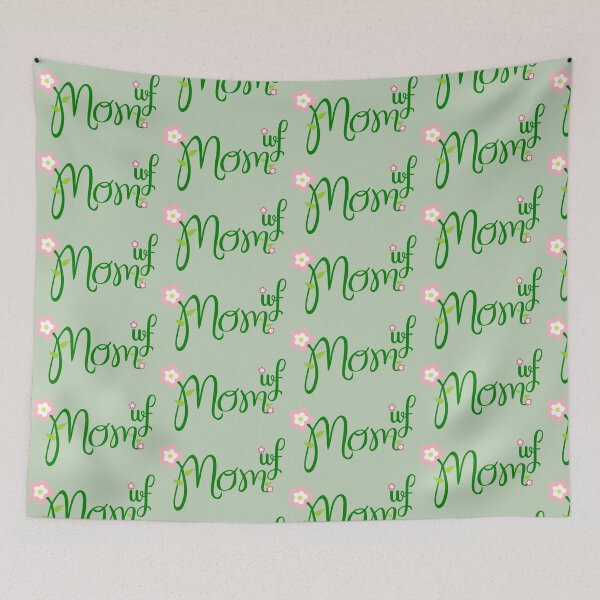 Item preview, IVF MOM - green floral design designed and sold by EmeraldeaArt.