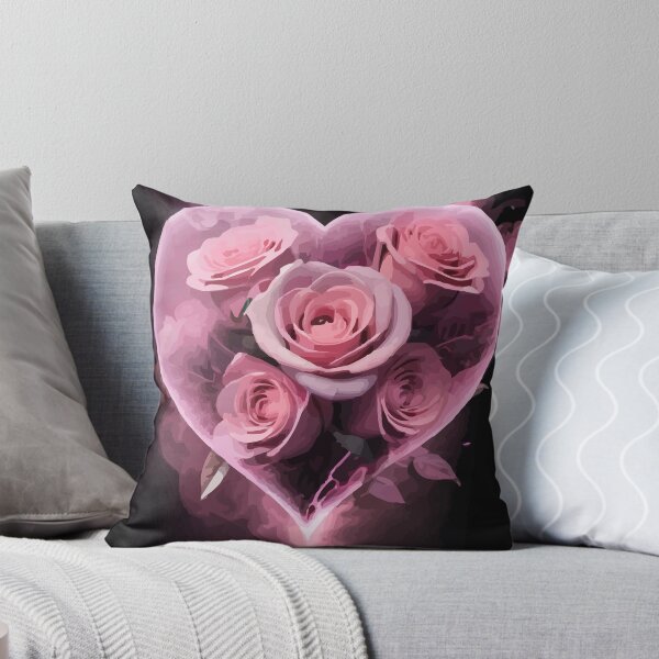 Aperçu de l'œuvre Des roses dans un coeur créée et vendue par DavidCreator.