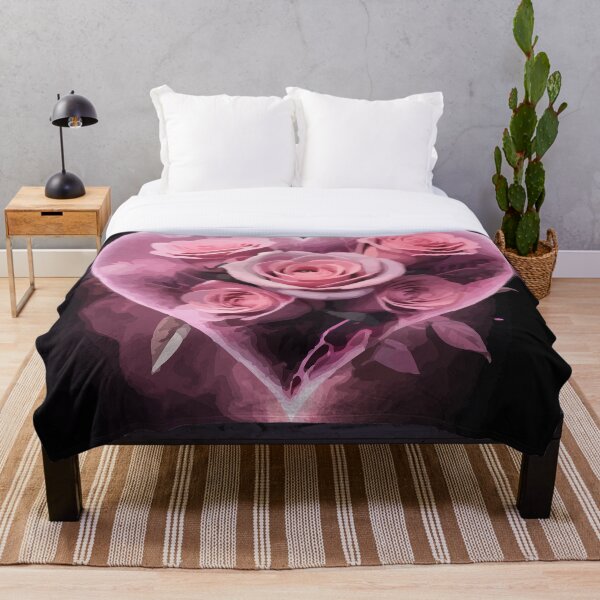 Aperçu de l'œuvre Des roses dans un coeur créée et vendue par DavidCreator.
