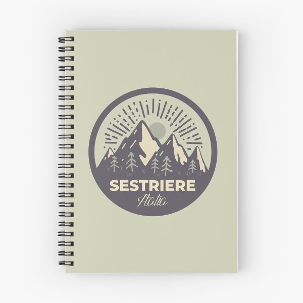 Item preview, Sestriere Italia minimalist landscape badge designed and sold by InvestingRoad.