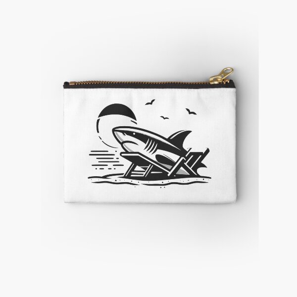 Item preview, Shark sunbathing on beach designed and sold by Kr1tos.